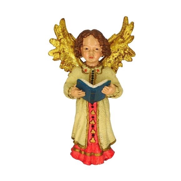 3 Vintage Musical Angel Figurines 5.5" - Picture 4 of 11